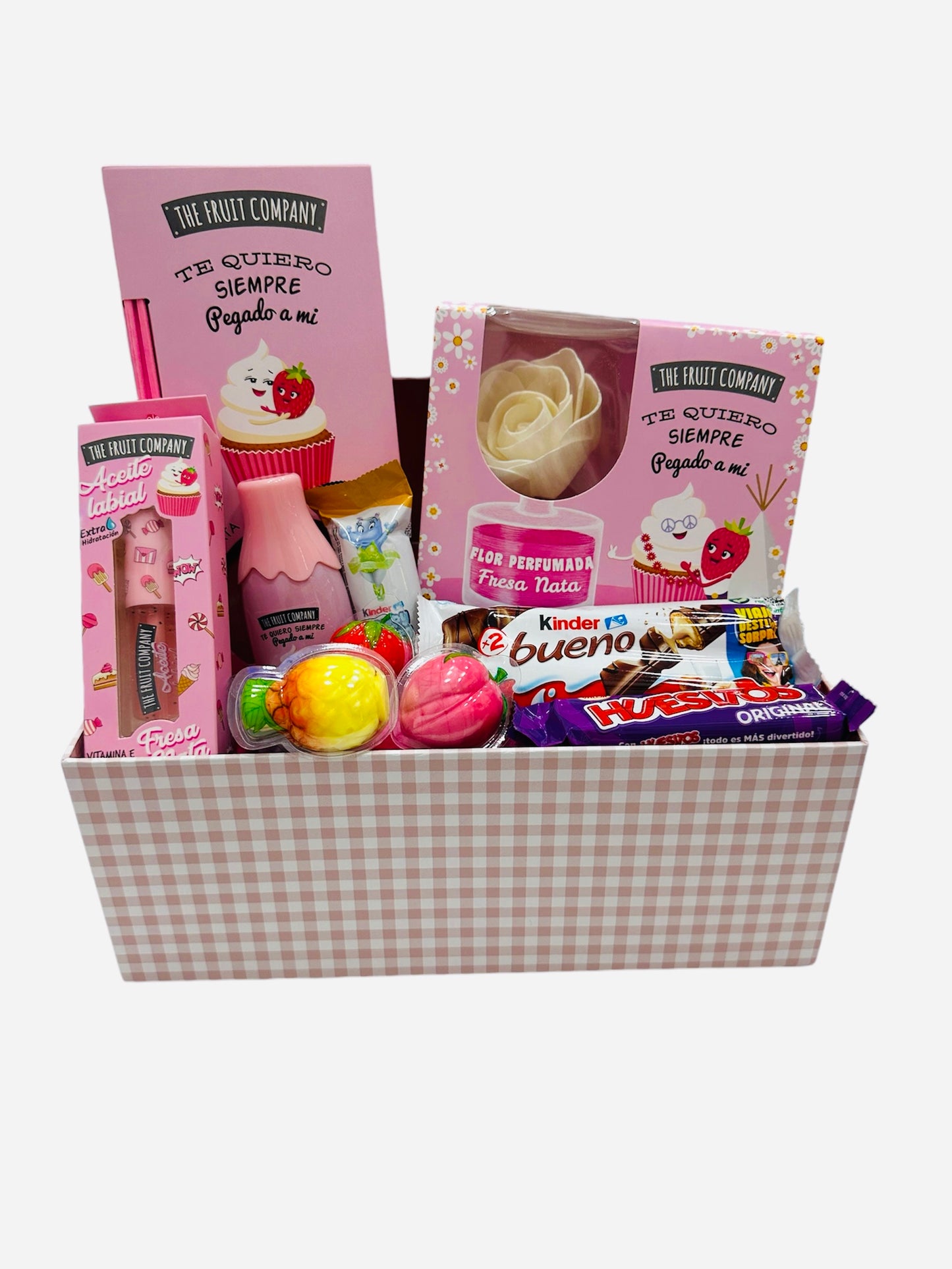 Caja dulce Fruit and company fresa y nata