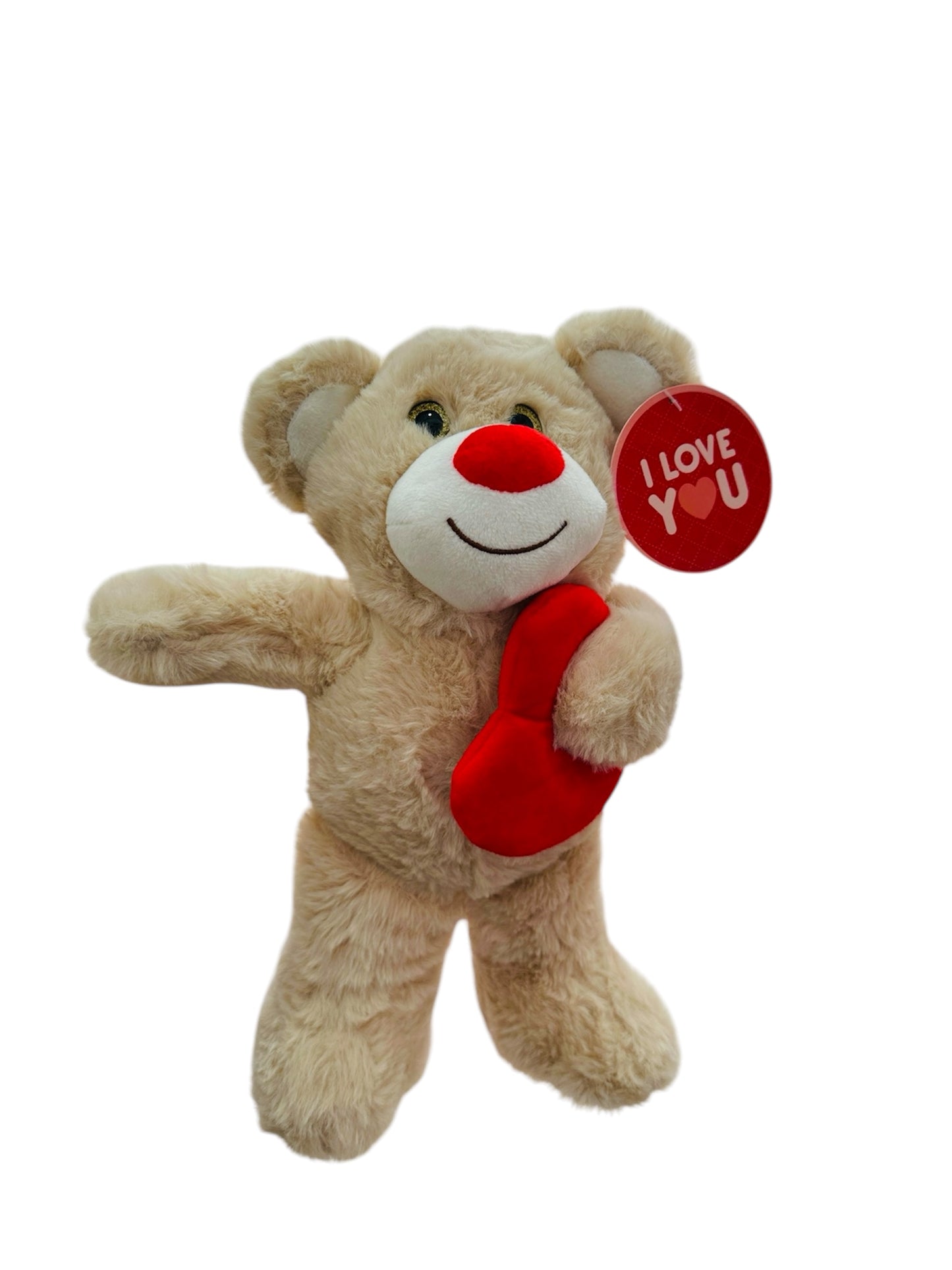 Caja dulce con oso de peluche 32 cm y perfume de bolsillo en forma de labio