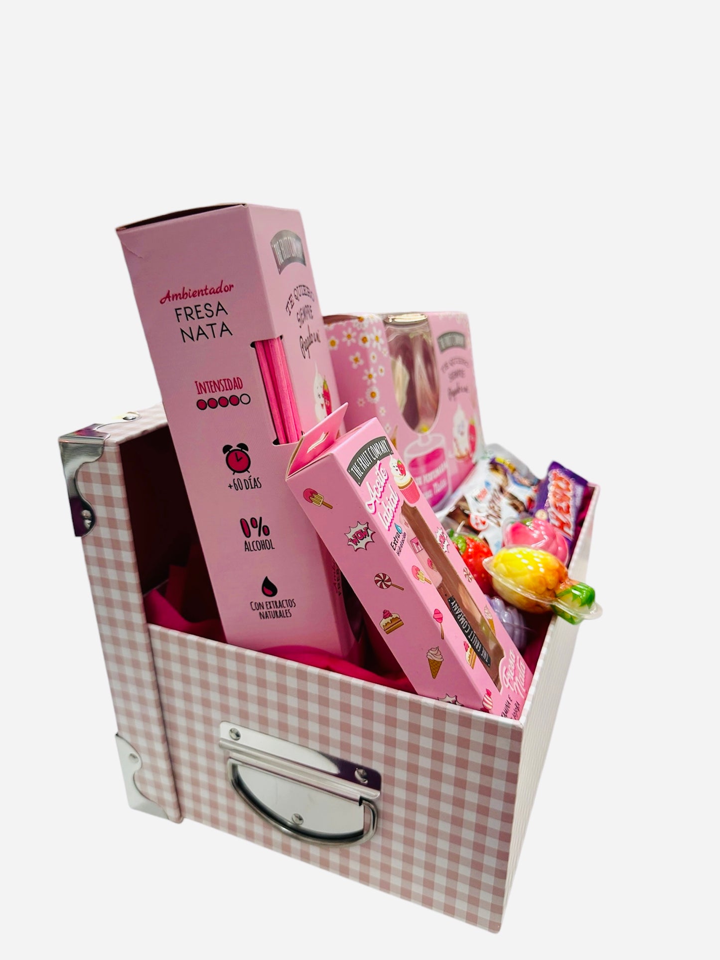 Caja dulce Fruit and company fresa y nata