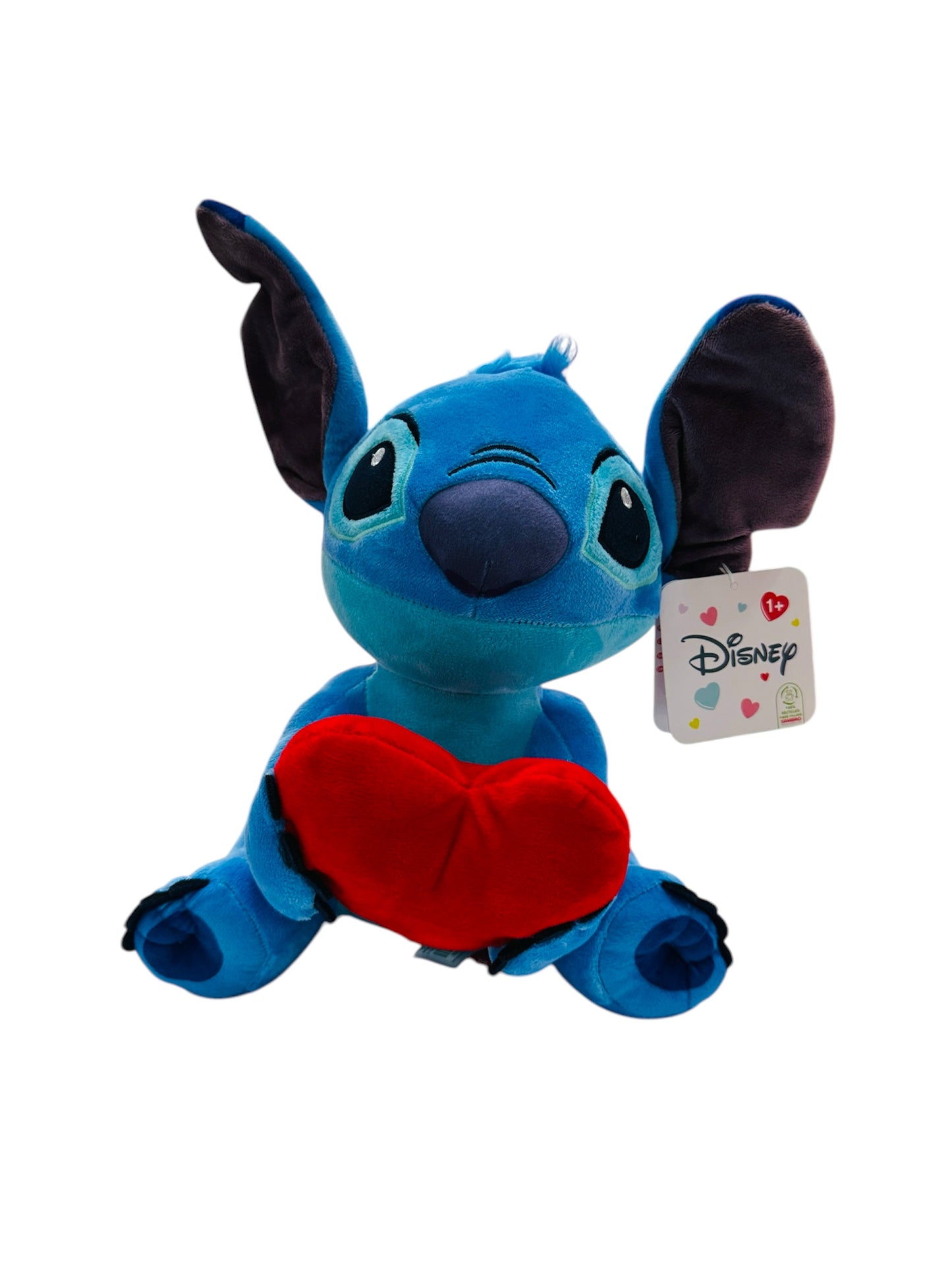 Peluche Stich corazón con sonido y 32 cm 100% original