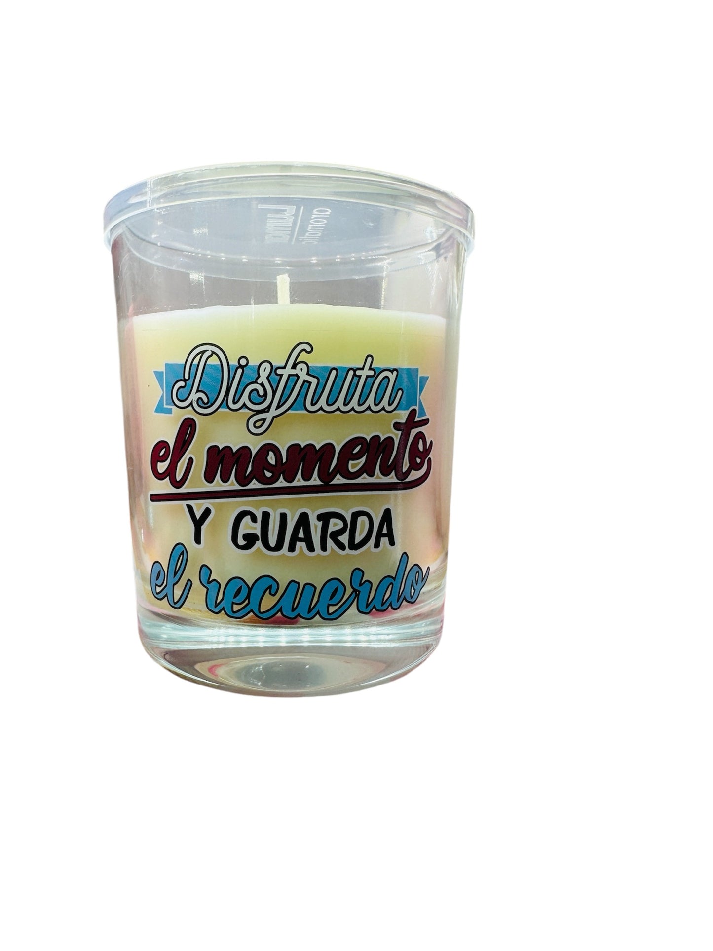 Caja de Chocolate con Vela aromática Disfruta del Momento