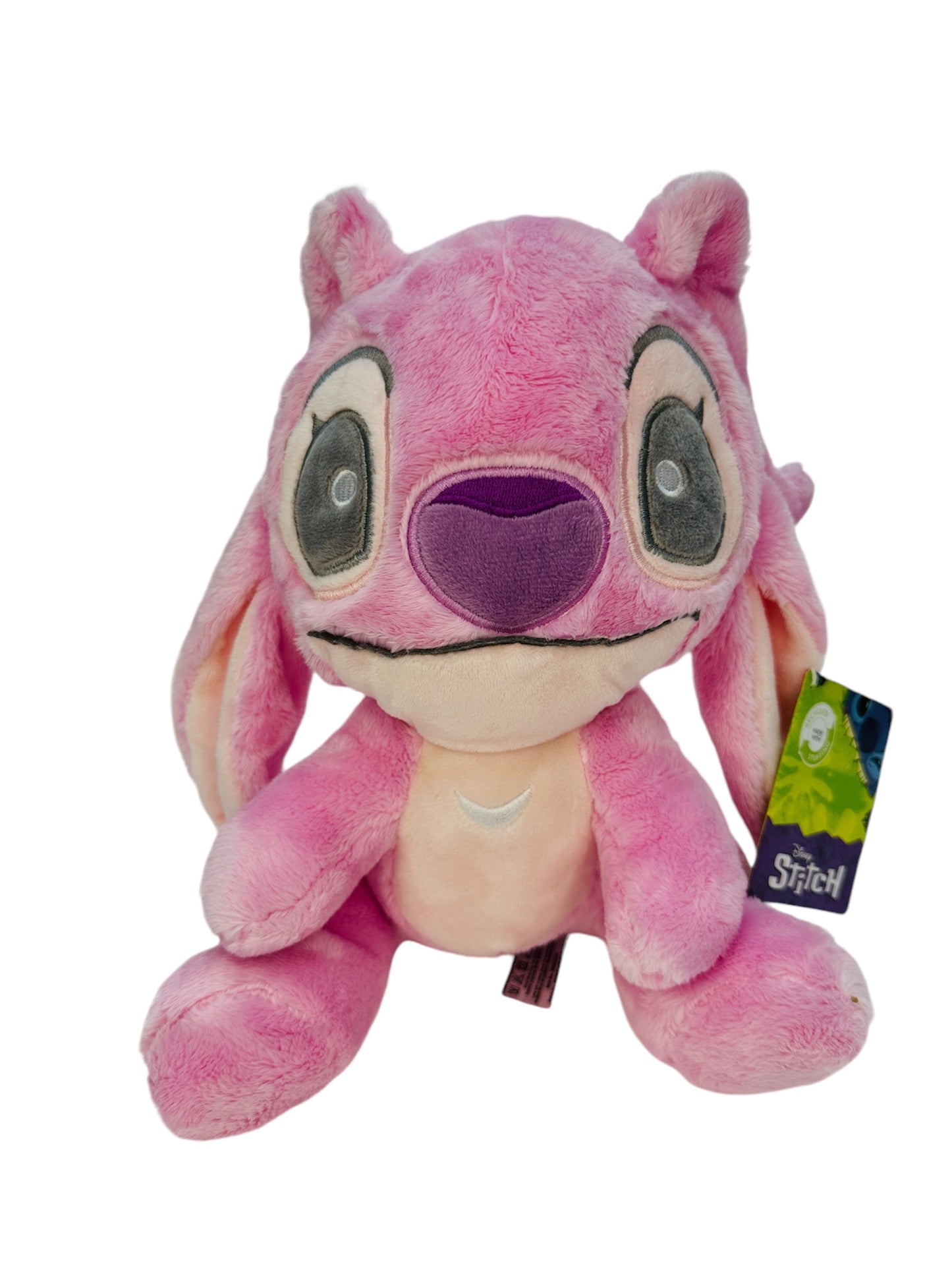 Caja dulce con Peluche Ángel Kawaii 23cm - Lilo & Stitch - Alta Calidad original 100% y vela aromática con mensaje