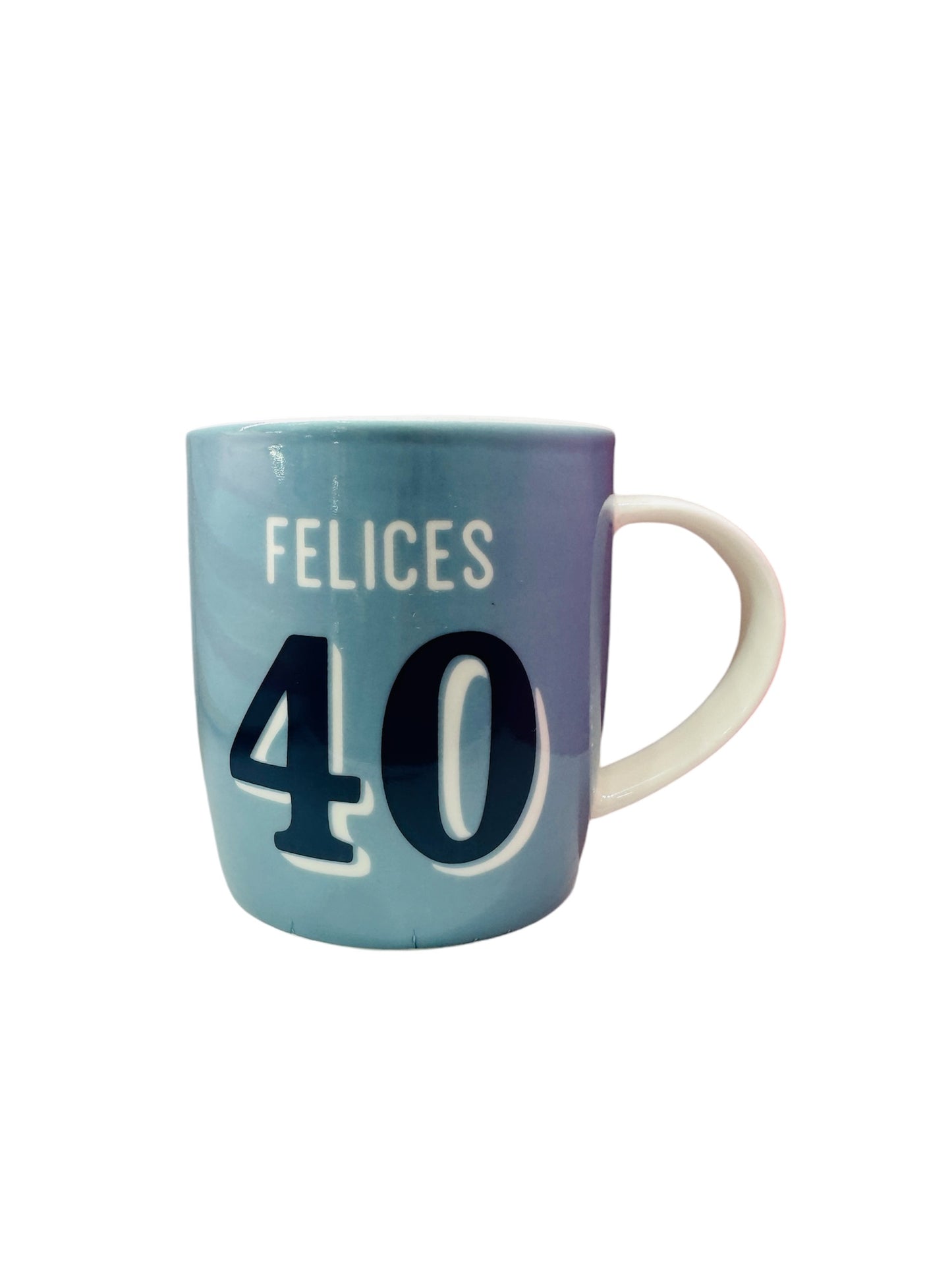 Caja dulce con taza Felices 40