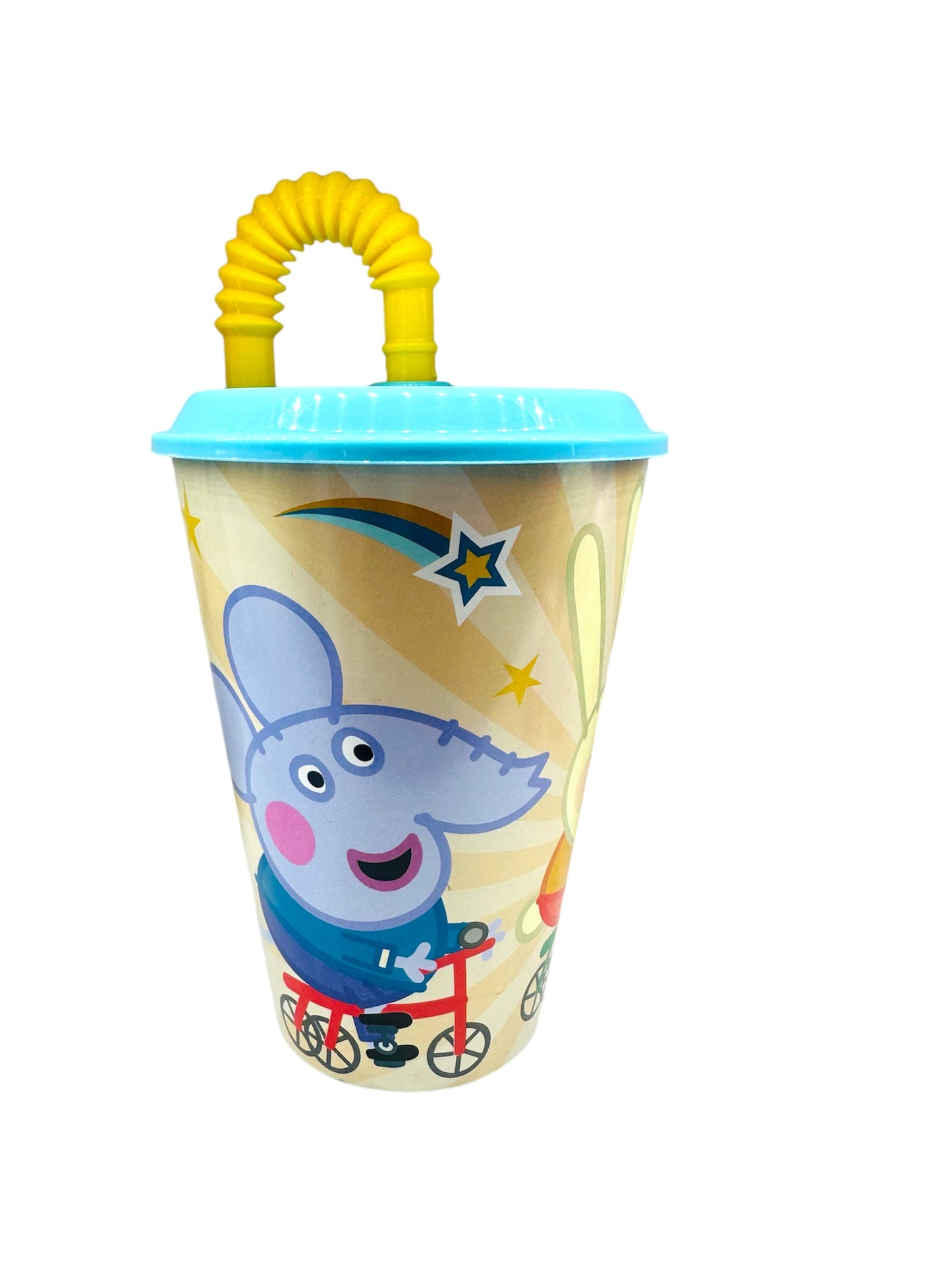 Vaso con Pajita Peppa Pig