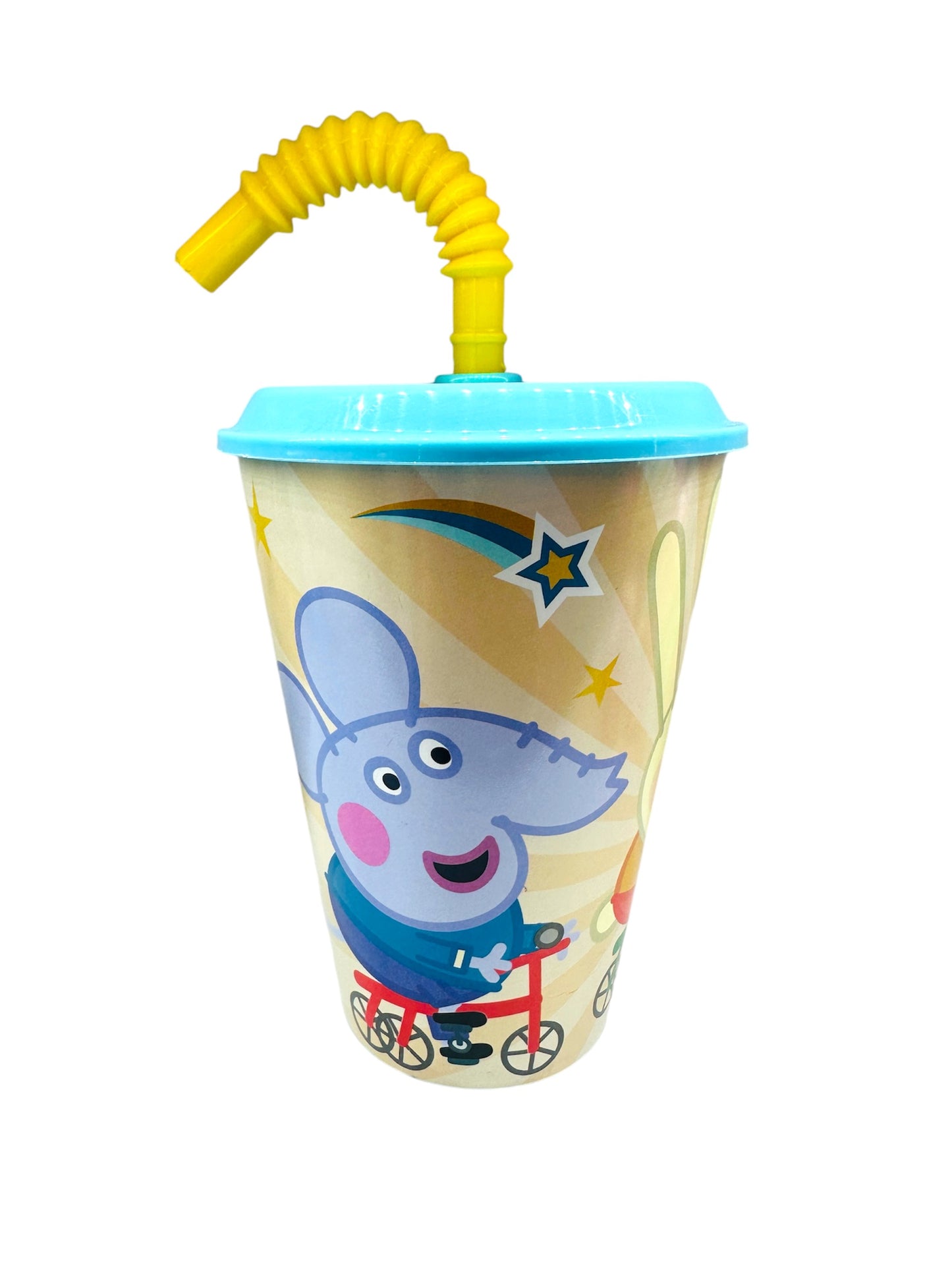 Vaso con Pajita Peppa Pig