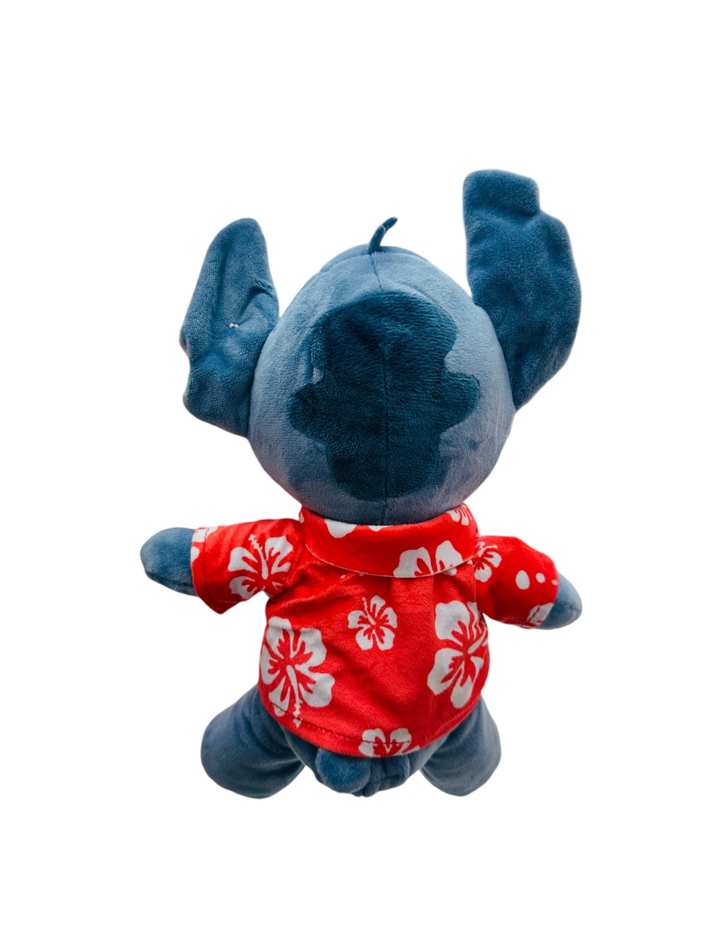 Caja dulce con Peluche Stich Hawaiano 28 cm - Lilo & Stitch - Alta Calidad original 100% y vela aromática con mensaje