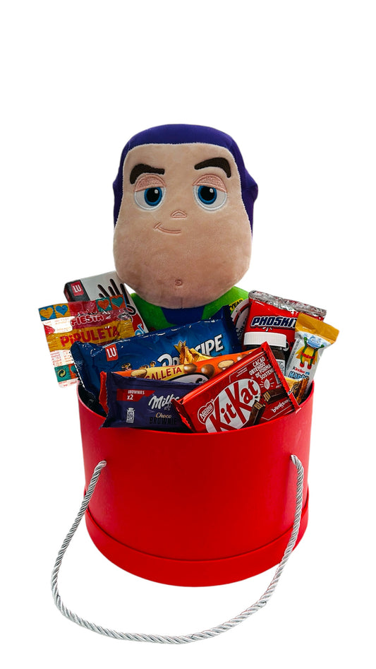 Caja dulce de Toy Story - Peluche Buzz Lightyear Con Sonido En Español - Calidad Super Soft